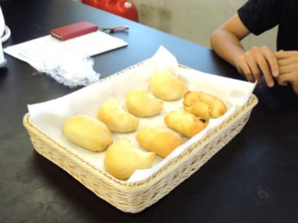 焼き上がったパン